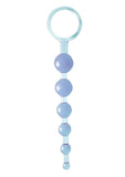 Dragonz Tale Anal Pleasures Silicone Anal Beads - Blue/Purple