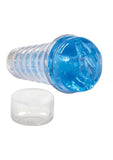 Dream-Lite Crystal Vagina Masturbator - Blue