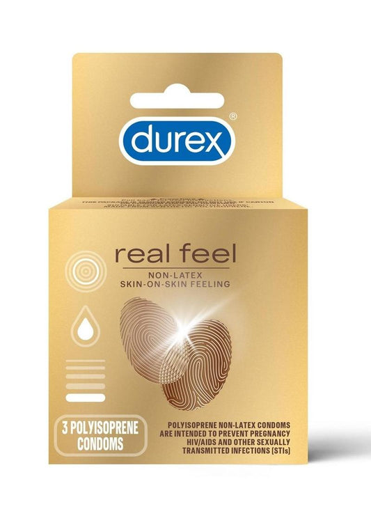 Durex Avanti Real Feel Non Latex Lubricated Condoms - 3-Pack