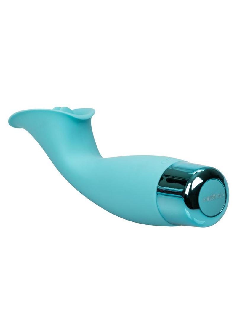 Eden Climaxer Silicone Clitoral Vibrator Waterproof - Blue - 6.25in