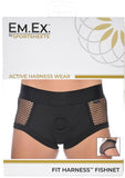 Em.Ex. Fit Harness Fishnet - Black - Large