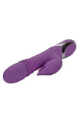 Enchanted Kisser Rechargeable Silicone Thrusting Rabbit Vibrator - Purple