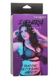 Euphoria Collection Halter Buckle Harness - Black - Plus Size/Queen