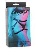 Euphoria Collection Multi Chain Thigh Harness - Black - Plus Size/Queen