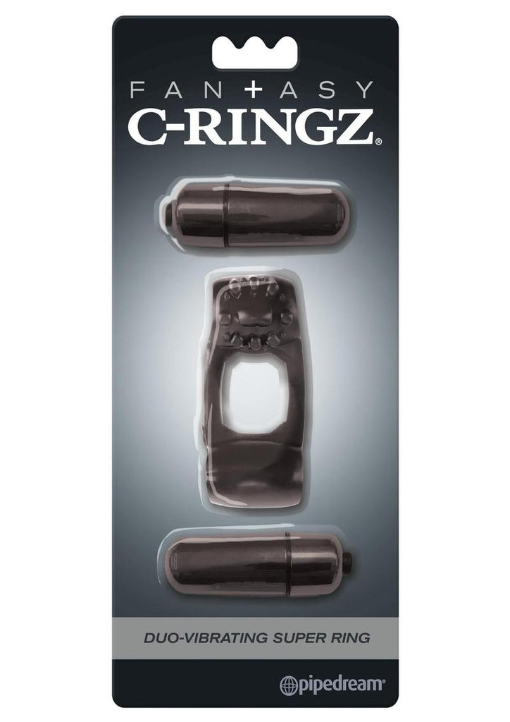Fantasy C-Ringz Duo-Vibrating Super Cock Ring with Bullets Passions Adult Boutique Fantasy C-Ringz Duo-Vibrating Super Cock Ring with Bullets Passions Adult Boutique