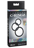 Fantasy C-Ringz Silicone 3-Ring Stamina Cock Ring