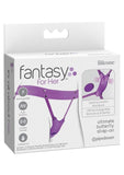 Fantasy For Her Ultimate Butterfly Silicone Strap-On with Remote Control