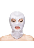 Fetish and Fashion Eyes Andamp; Mouth Hood - White - One Size