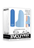 Fingerlicious Rechargeable Bullet with Silicone Clitoral Stimulation Finger Sleeve