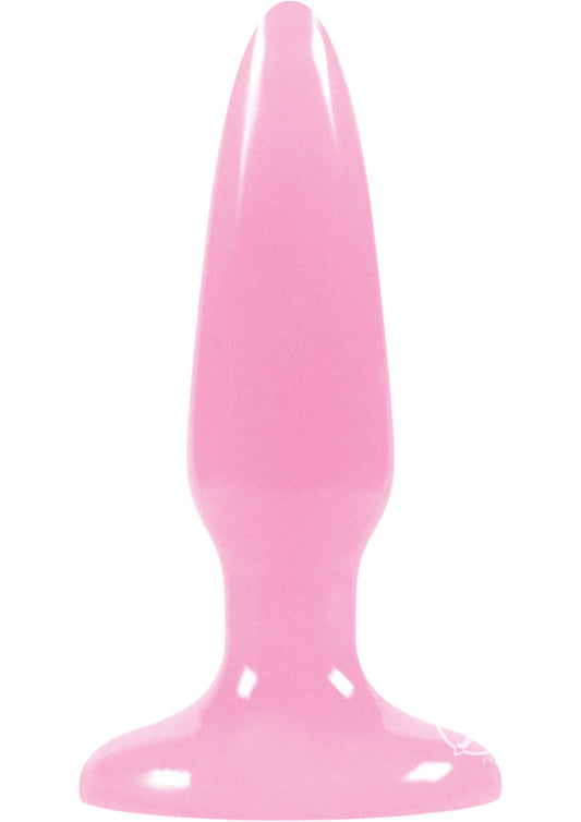 Firefly Pleasure Plug Butt Plug - Glow In The Dark/Pink