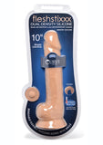 Fleshstixxx Dual Density Silicone Bendable Dong with Balls