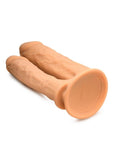 Fleshstixxx Silicone Double Dildo - Caramel