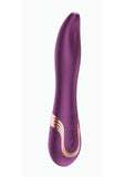 Fling Tongue-Like Oral Licking Rechargeable Silicone Vibrator - Gold/Purple