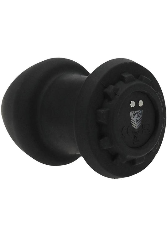 Fort Troff Robo Rimmer Rechargeable Silicone Anal Plug - Black