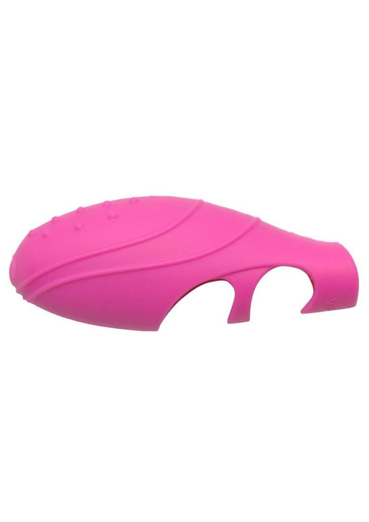 Frisky Bang Her Silicone G-Spot Finger Vibrator - Pink