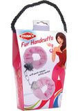 Frisky Caught In Candy Pink Furry Cuffs