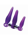 Frisky Fanny Fiddlers 3 Piece Finger Rimmer Set + Vibrating Bullet - Purple