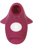 Frisky Finger Rechargeable Silicone Finger-Grip Vibrator - Burgundy