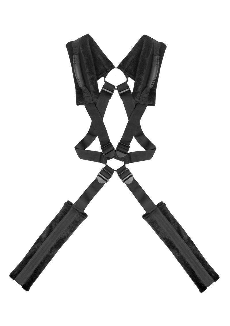 Frisky Stand and Deliver Sex Position Body Sling - Black