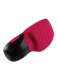 Gender X Body Kisses Rechargeable Silicone Vibrating Suction Massager - Black/Red