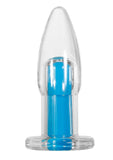 Gender X Electric Blue Silicone Rechargeable Vibrator with Remote Control