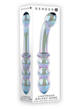 Gender X Lustrous Galaxy Wand Glass Dildo - Blue/Green/Multicolor/Purple