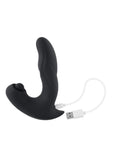 Gender X Mad Tapper Rechargeable Silicone Vibrator - Black