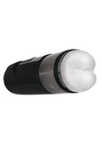 Gender X Message In A Bottle Rechargeable Thrusting Spinning Stroker - Black/Clear