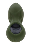 Gender X My Secret Garden Rechargeable Silicone Anal Plug with Remote - Green