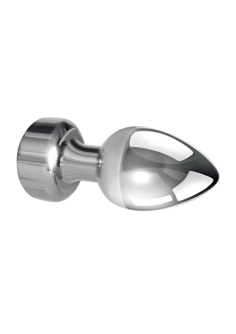 Gender X Rockin Rechargeable Metal XL Plug - Metal/Silver - XLarge