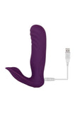 Gender X Velvet Hammer Rechargeable Silicone Wearable Vibrator - Purple