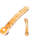 Glas Orange Tickler Glass Dildo - Orange