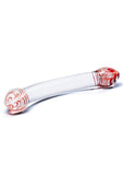 Glas Red Head Double Dildo