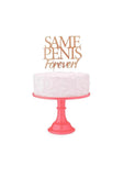 Glitterati Same Penis Cake Topper