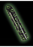 Glow Vibes Sweet Heart Rechargeable Glow In The Dark Bullet - Black/Glow In The Dark/Green