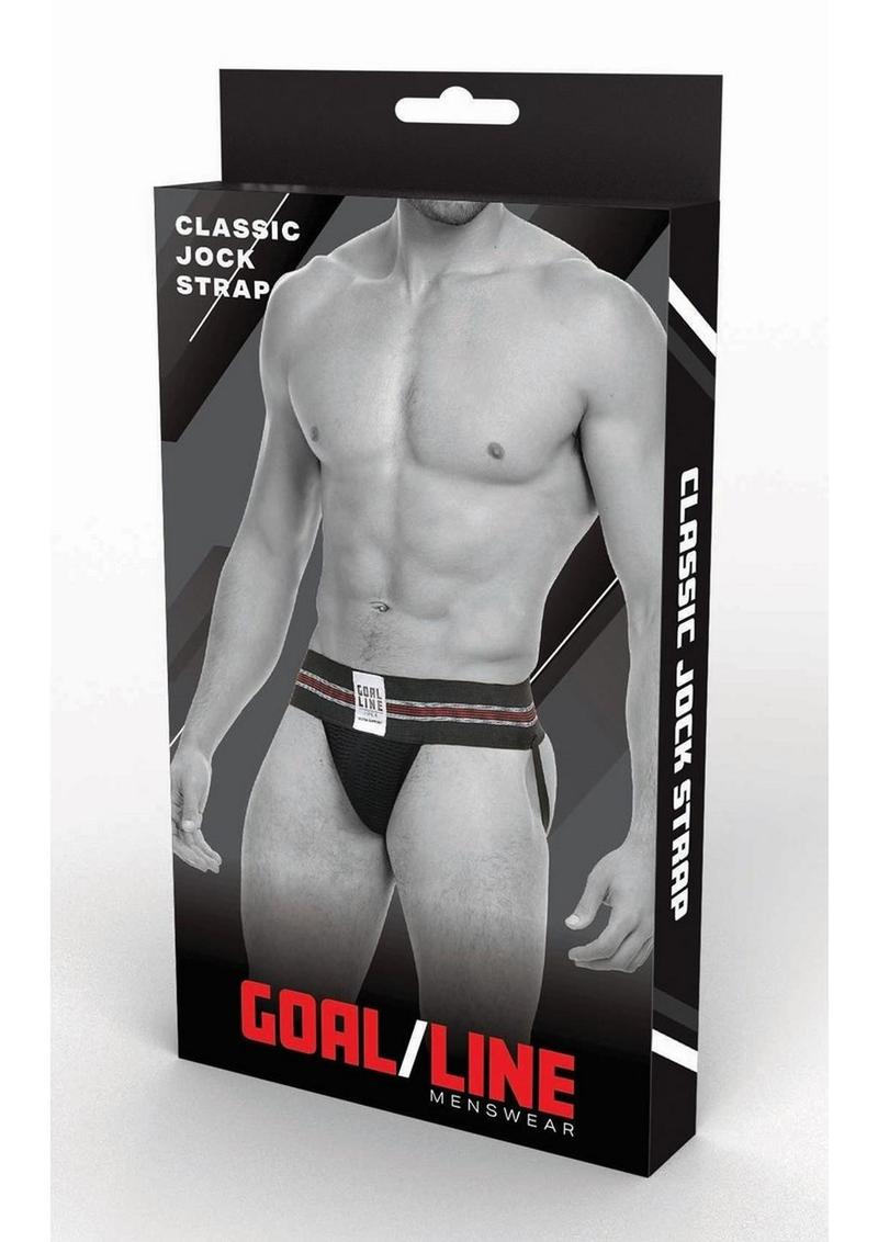 Goal Line Class Jockstrap - Black - Large/XLarge