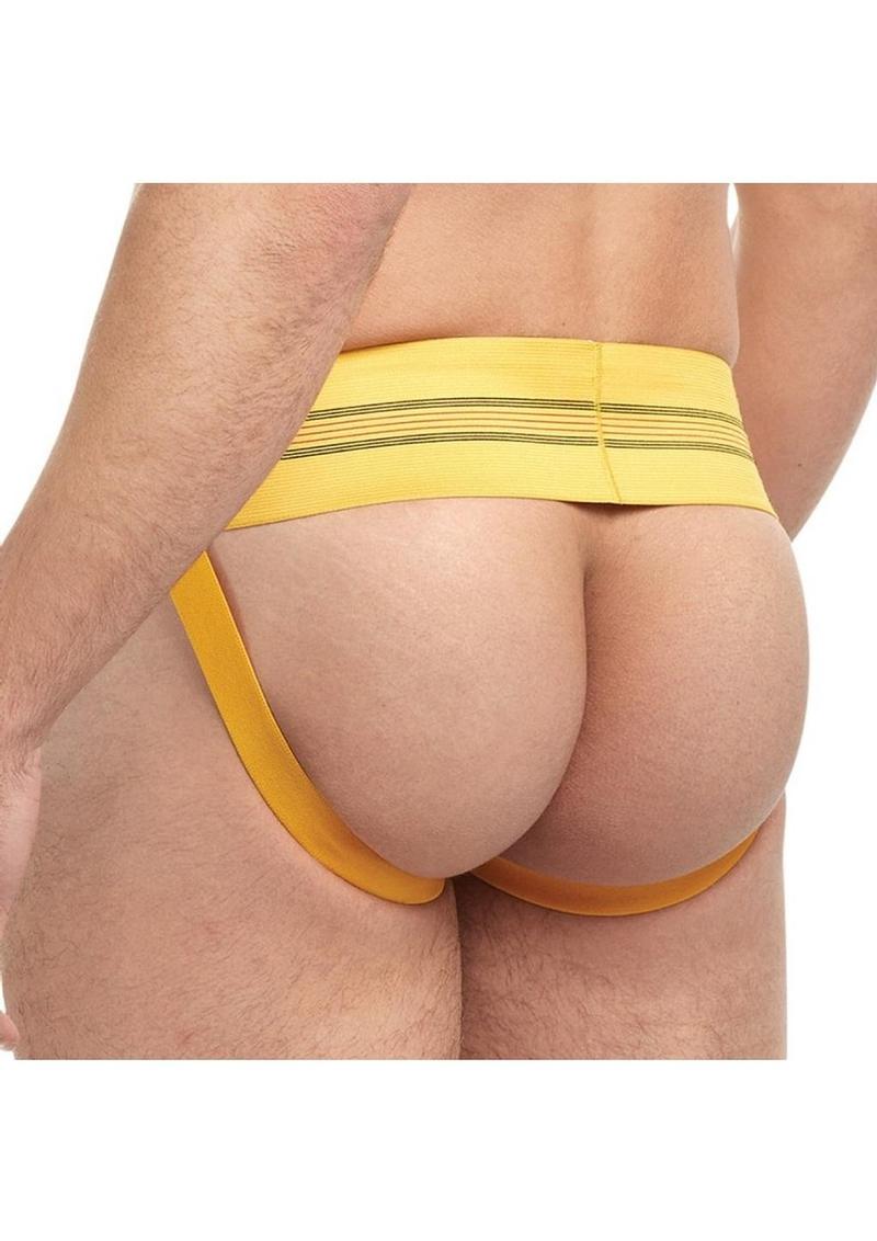 Goal Line Class Jockstrap - Yellow - Medium/Small