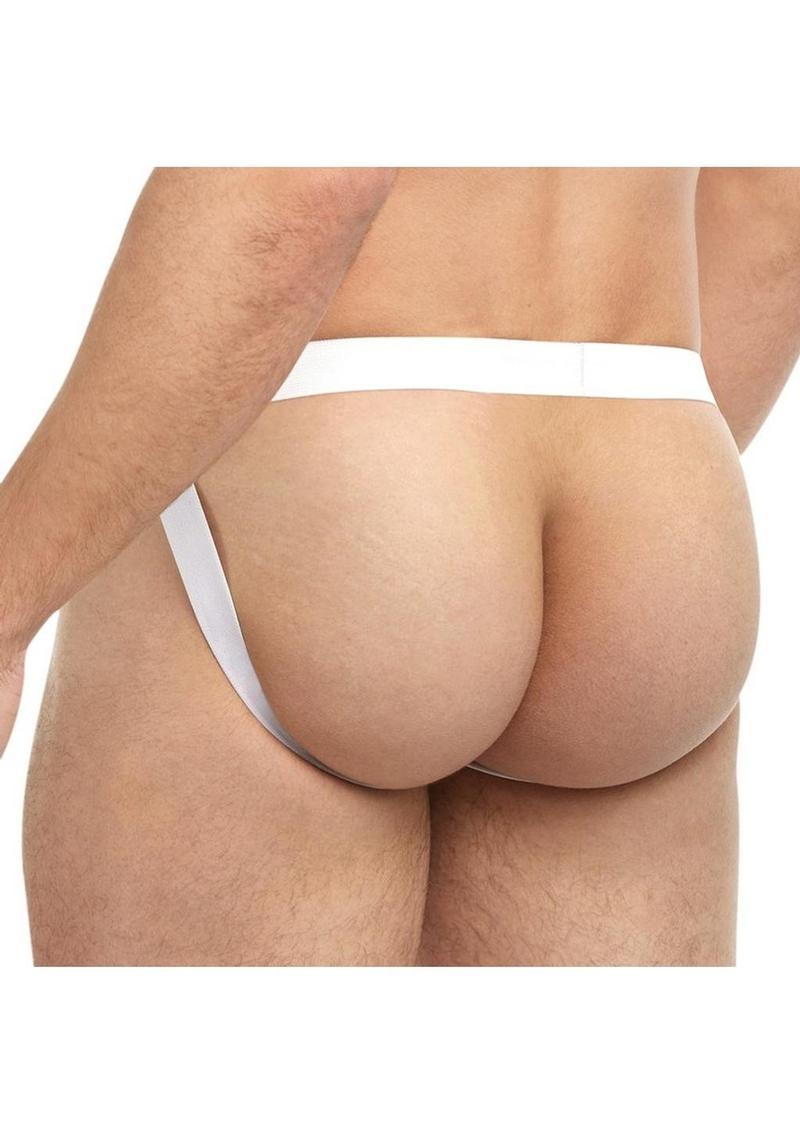 Goal Line Low Rise Jockstrap - White - Large/XLarge