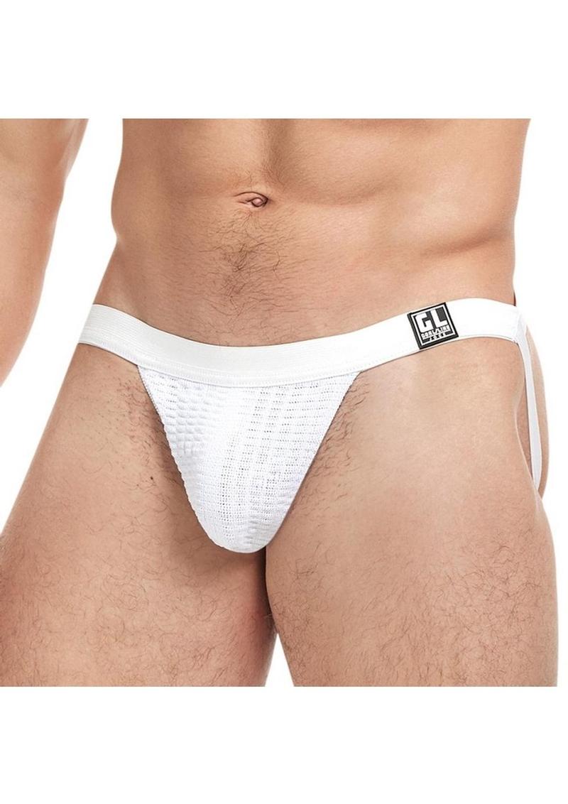 Goal Line Low Rise Jockstrap - White - Large/XLarge