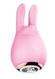 Goddess Diamond Rechargeable Silicone Bunny Tickler - Pink