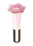 Goddess Pink Lily Rechargeable Silicone Massager - Pink