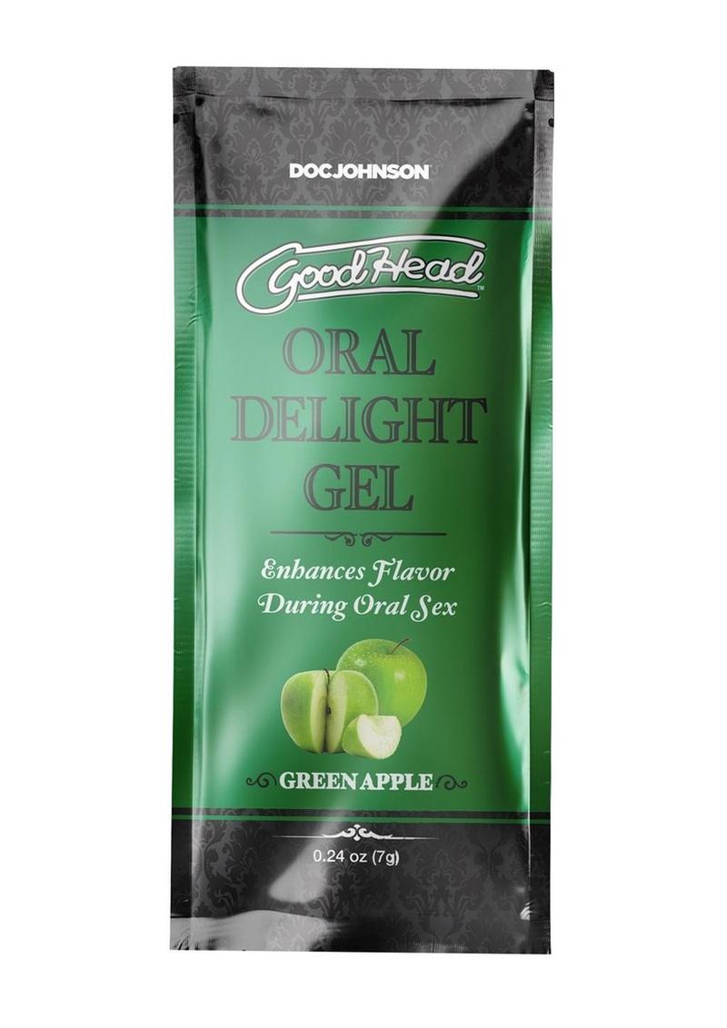 Goodhead Oral Delight Gel - Green Apple - .24oz - 48 Pieces/Bulk