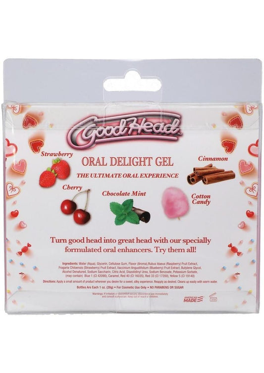 Goodhead Oral Delight Gel Assorted Flavors - 1oz - 5 Pack