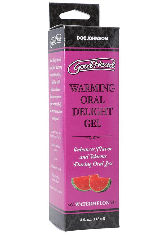 Goodhead Warming Head Oral Delight Gel Flavored Watermelon - 4oz