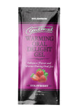 Goodhead Warming Oral Delight Gel .24oz Bulk (48 Pieces) - Strawberry