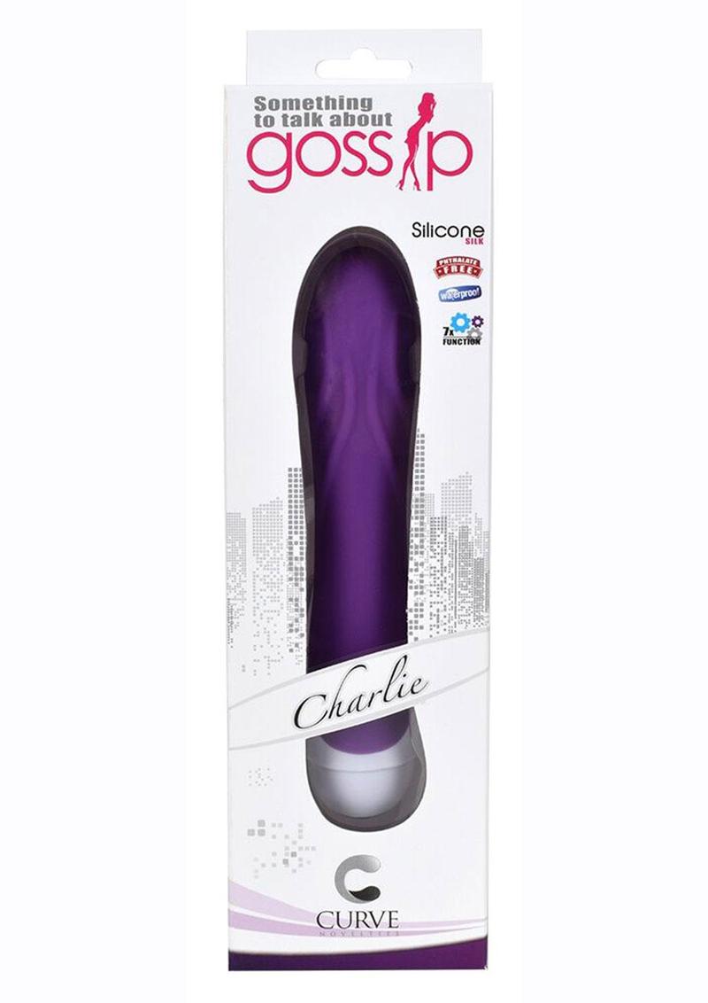 Gossip Charlie 7 Function Silicone Vibrator - Purple