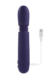 Handy Thruster Rechargeable Silicone Vibrator - Purple