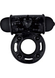 Hero Dynamic Scream Maker Vibrating Cock Ring - Black