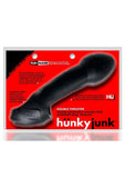 Hunkyjunk Double Thruster Textured Double Penetrator Sling - Black/Tar Ice Black