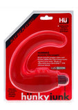 Hunkyjunk Hummer Silicone Vibrating Prostate Pegger - Neon Pink/Pink